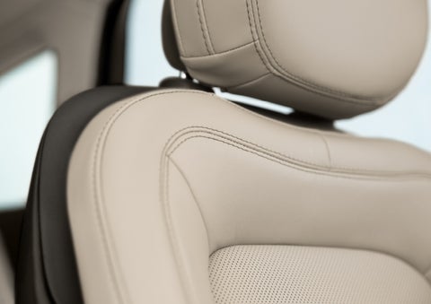 Fine craftsmanship is shown through a detailed image of front-seat stitching. | Thornhill Lincoln in Chapmanville WV