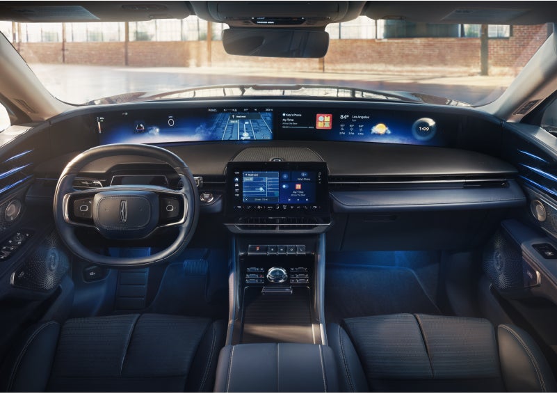 The panoramic display is shown in a 2026 Lincoln Nautilus® SUV. | Thornhill Lincoln in Chapmanville WV