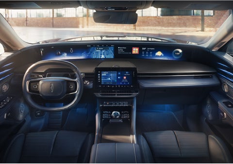 The panoramic display is shown in a 2026 Lincoln Nautilus® SUV. | Thornhill Lincoln in Chapmanville WV