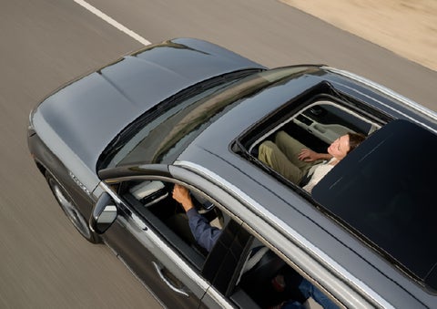 The available panoramic Vista Roof® of a 2027 Lincoln Aviator® SUV is open. | Thornhill Lincoln in Chapmanville WV